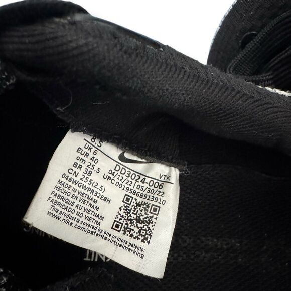 Nike React Infinity Run Flyknit 3 Size 8.5 Black Dark Smoke Grey Running Shoes - Picture 13 of 13